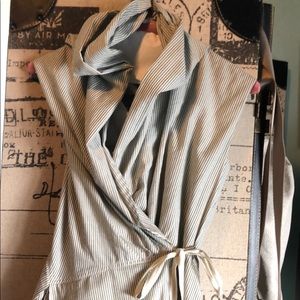 All saints Stripped Greek Goddess Mini Dress